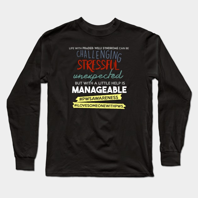 PWS Awareness Long Sleeve T-Shirt by SpanglishFaith